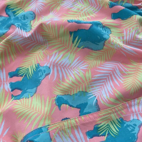 Chubbies Swim Trunks Shorts Mens 2XL Rumble in the Jungle Gorilla Neon Bright - Picture 9 of 10